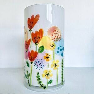 Floral Painted Glass Vase by ProFlowers